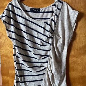 MONAMIE USA UNIIQUE STRIPE SHIRT